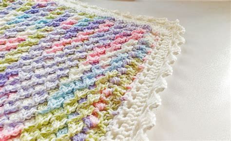Crochet Easy Beginner 3d Baby Blanket Written Patterncrochet Etsy España
