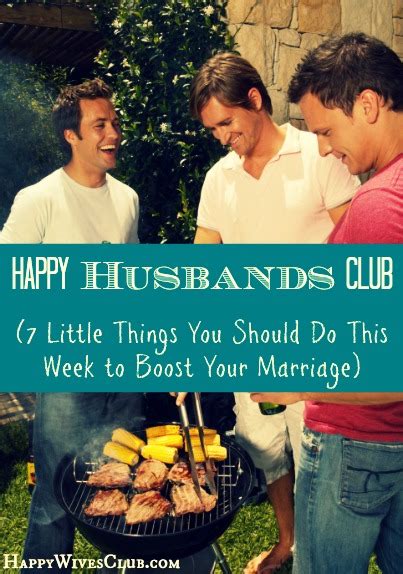 Happy Husbands Club 7 Little Things That Make A Big Difference