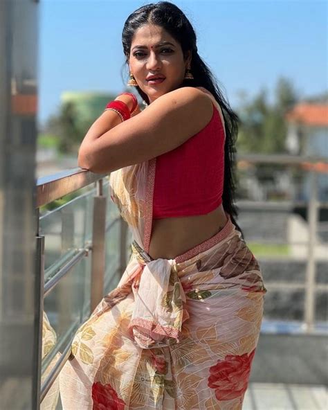 Reshma Pasupuleti Looking Pretty In Saree Telugu Rajyam Photos