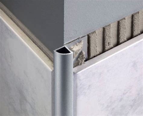 Aluminium Quadrant Corner Edge Tile Trim 25m National Stair Nosings And Floor Edgings
