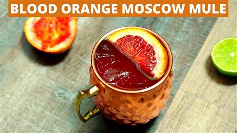 Blood Orange Mule Recipe Youtube