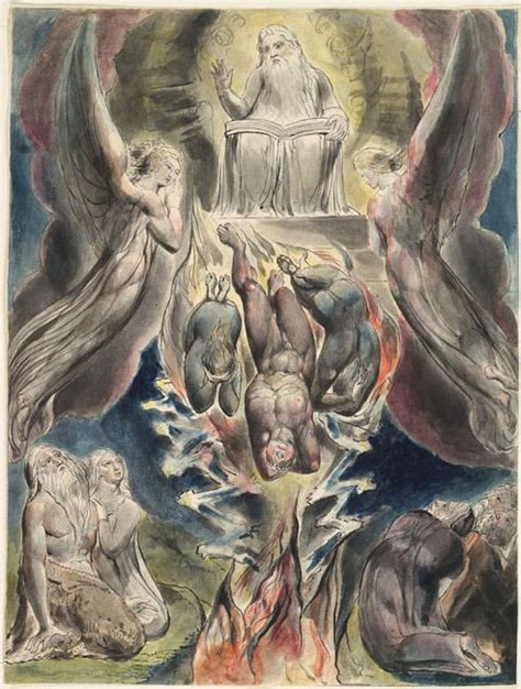 The Fall Of Satan By William Blake William Blake Paintings