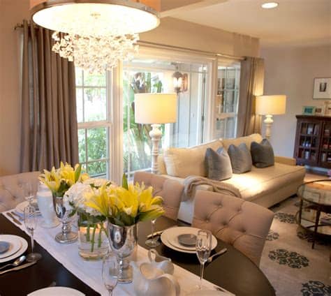 Design ideas for a large contemporary kitchen/dining room in hertfordshire with grey walls and grey floors. Dining Sitting Room Ideas - House n Decor