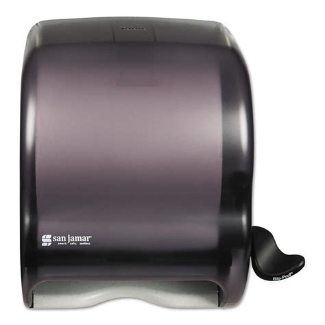 San Jamar Element Black Lever Roll Towel Dispenser Sjmt950tbk The