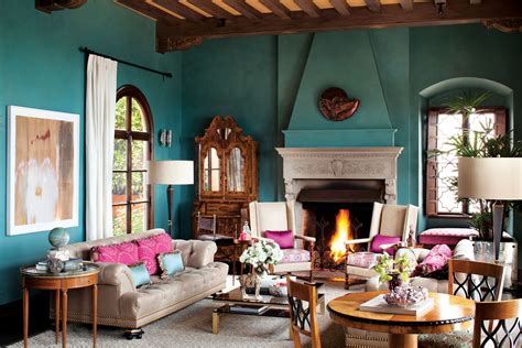 Spanish Moorish Living Room Interiors By Color