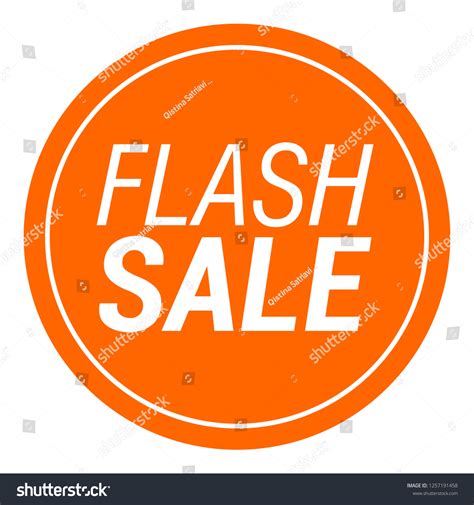 Flash Sale Icon Sale Vector Stock Vector Royalty Free 1257191458