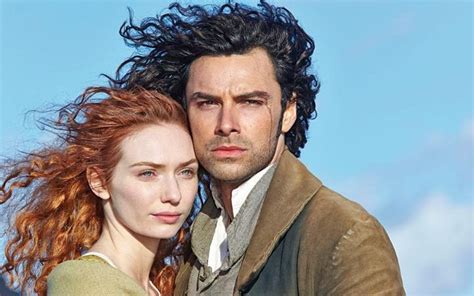 poldark s eleanor tomlinson on aidan turner and why they can t stop laughing during sex scenes