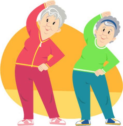 Download High Quality Fitness Clipart Senior Citizen Transparent Png