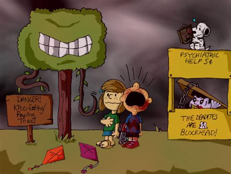 Peanuts Evil Dead By Dreven On Deviantart