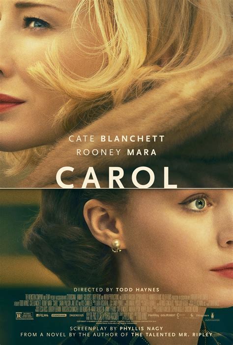 Poster To Carol Starring Cate Blanchett And Rooney Mara Read Read