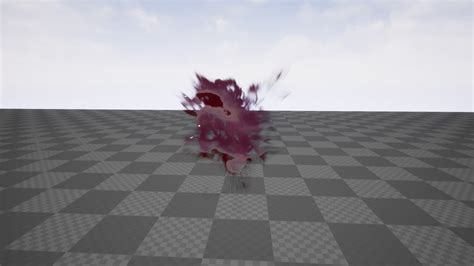 在特效创建的blood Splatter Vfx Pack 虚幻引擎商城