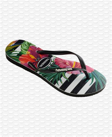 havaianas slim tropical floral flip flops cheeky little soles