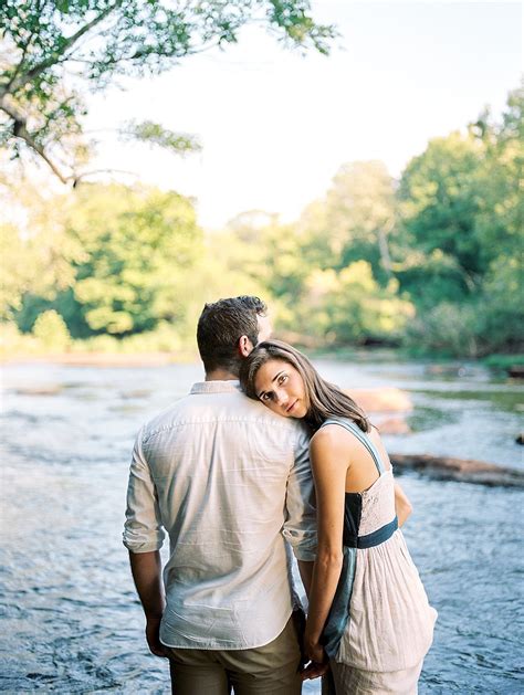 Delightful Spontaneous Engagement Session At The River Yolandi Shawn Romantic Engagement