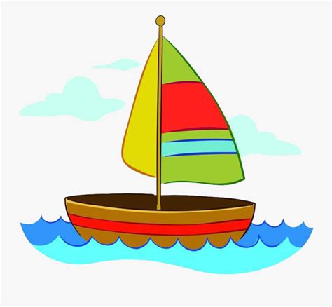 Sailing Ship Clip Art Transparent Background Sailboat Clipart Free