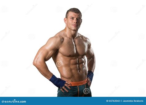 Mixed Martial Arts Fighter Ready To Fight Stock Photo Image Of Arts