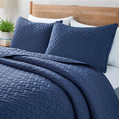 3 Piece Coverlet Set Lightweight Quilted Bed Coverlet Set With Shams