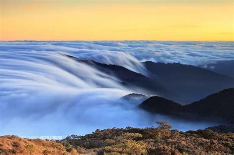 Mount Pulag Sea Of Clouds Mountain Landscape Photography