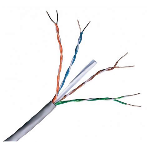 Sfx Cat6 Premium Utp Cable Solid Copper Pvc Internal Grade Grey 305m