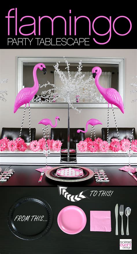 Flamingo Party Tablescape Soiree Event Design