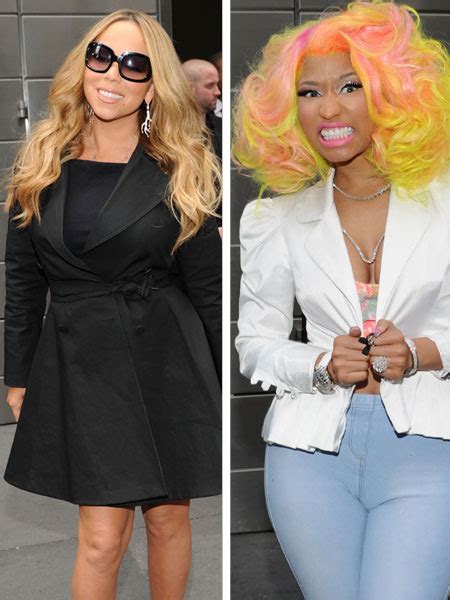 American Idol Mariah Carey And Nicki Minaj Feud On First Day