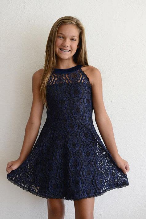 Elisa B Lace Dress Navy All Things Kyndall In 2019 Dresses For