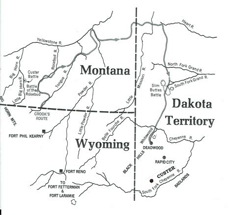 29 Battle Of Little Bighorn Map Online Map Around The World