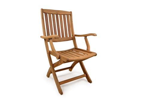 Chic teak italy teak wood reclining and folding chair (brown) overstock $ 467.71. York Folding Teak Arm Chair - Grade A Teak Furniture