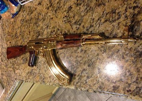 Gold Plated Ak 47 Black Market Arms Sales