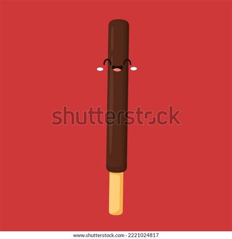 Chocolate Sticks Dipped Stick Dipped Stick Stock Vector Royalty Free