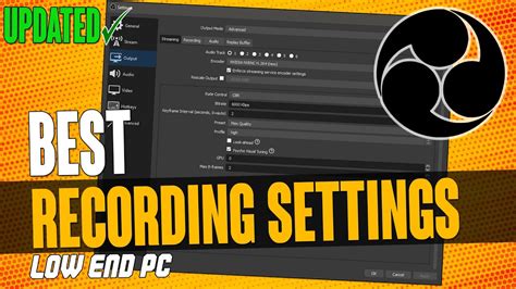 Best Obs Recording Settings For Low End Pc Updated P No Lag