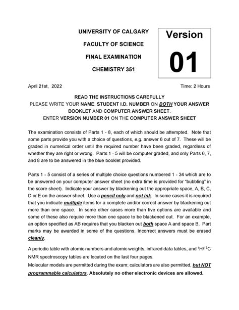 351final W22 answer key for D2L - UNIVERSITY OF CALGARY FACULTY OF