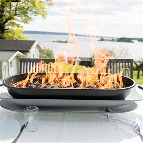 Whether you're after a simple charcoal grill or a fancy gas a large family will want to choose a bbq with a larger grilling surface. Social Table Top BBQ Grill - Unique BBQ's | Cuckooland