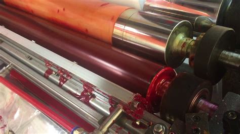 Flexo Printing Machine Rollers Youtube