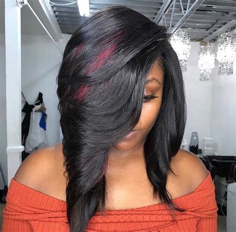 Pin On Sew In Weave Hairstyles With Color