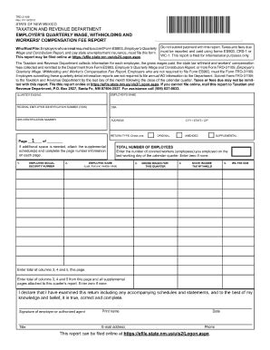 2016 2024 Form NM TRD TRD 31109 Fill Online Printable Fillable Blank