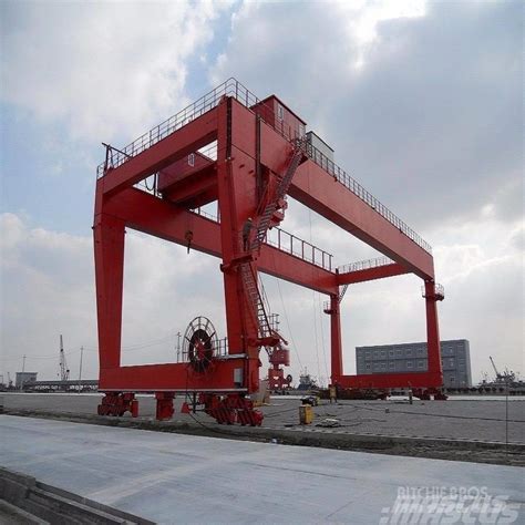 Used Sanqi Shangjia Rail Mounted Container Gantry Crane Used Overhead