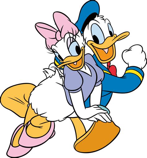 Donald Duck And Daisy Kissing Daisy Duck And Donald Duck By