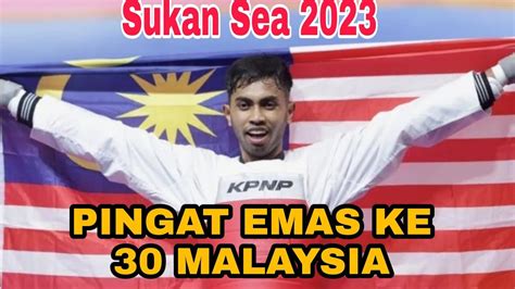 Terkini Akhirnya Emas Buat Malaysia Di Sukan Sea Kemboja 2023 Youtube