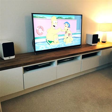 12 Incredible Ikea Hacks With Images Long Tv Unit Ikea Tv Console