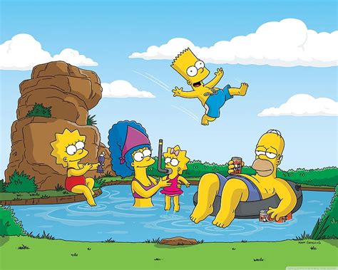 The Simpsons Summer Vacation For Funny Vacation Hd Wallpaper Pxfuel