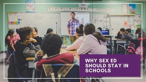 Why Sex Ed Should Stay In Schools Era Coalition Blog