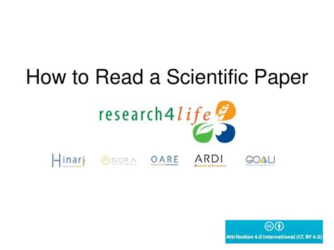 Ppt How To Read A Scientific Paper Powerpoint Presentation Free