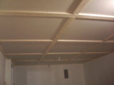 The leaking caused the framing to rust, so i want to replace the whole ceiling. DIY drop ceiling with wood and drywall panels | Basement ...
