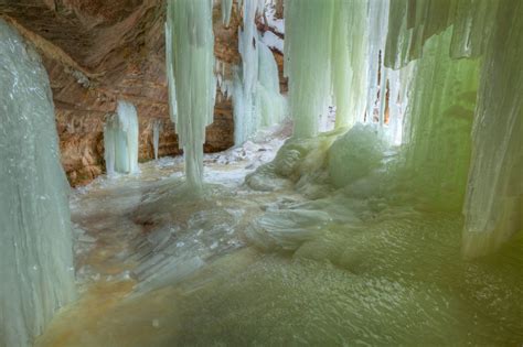 Eben Ice Caves Usa Ice Cave Travel Destinations Unique Usa Travel