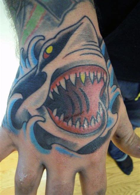 Big shark with little shark tattoo design. 31 best Henna Style Shark Tattoo images on Pinterest ...