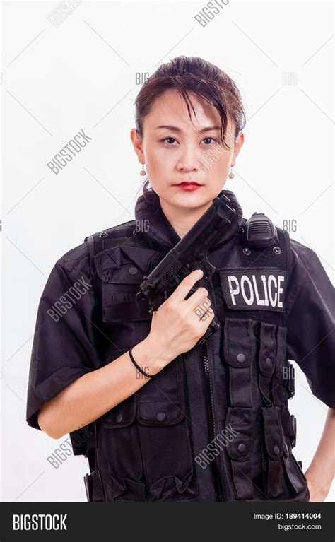 Chinese Woman Police Image And Photo Free Trial Bigstock