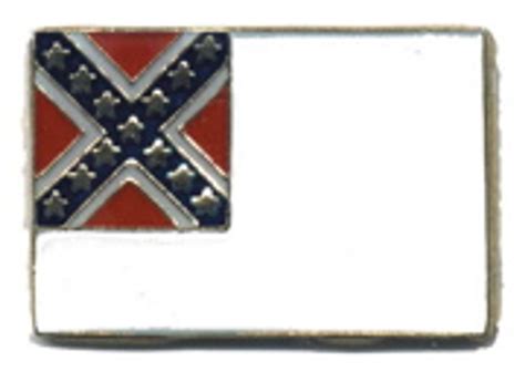 2nd Confederate Flag Lapel Pin