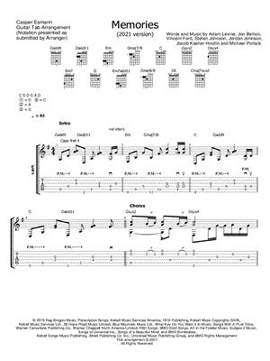 Casper Esmann Star Wars The Mandalorian Main Theme Guitar Tab In G Minor Download Print