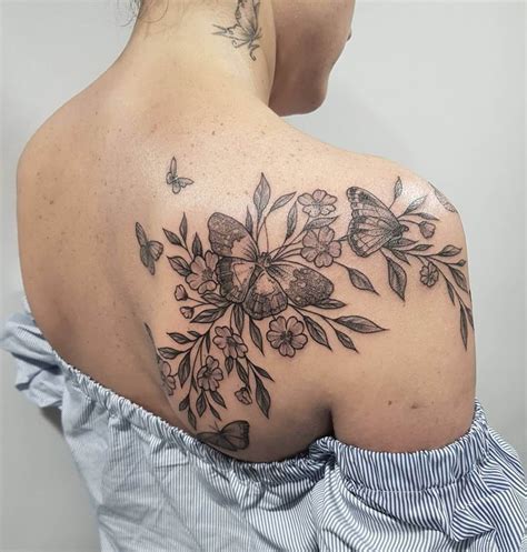 150 Back Tattoos For Men And Women The Body Is A Canvas Floral Back Tattoos Shoulder