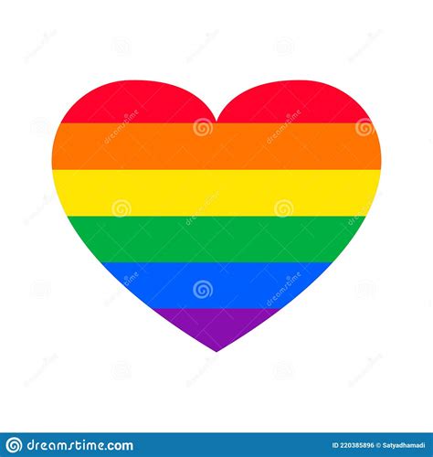 pride month logo with rainbow flag pride symbol with heart lgbt sexual minorities gays and